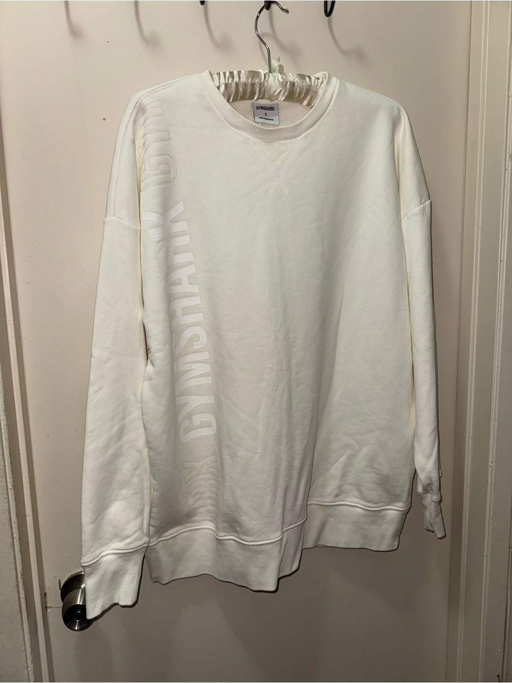 Gymshark Men's Crewneck Sweatshirt - Cream White